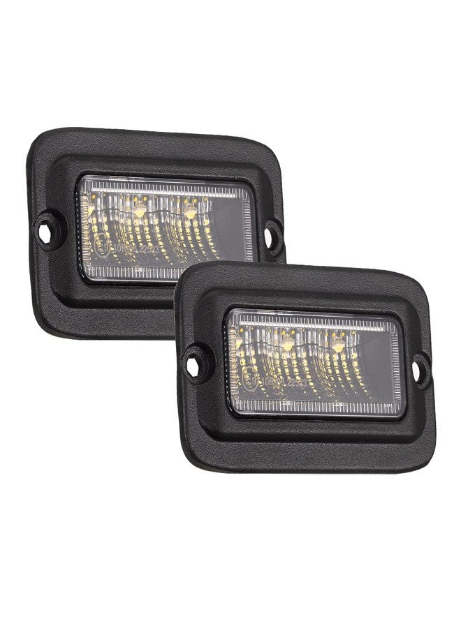 Raycharm 4.3" Flush-Mount Off-Road LED Pods, 6000K Cool-White, Wide Flood Beam, Reverse & Backup Light for Jeep, Truck, UTV, ATV, IP68 Waterproof/Shockproof, 12V/24V, 2-Pack - Image 4